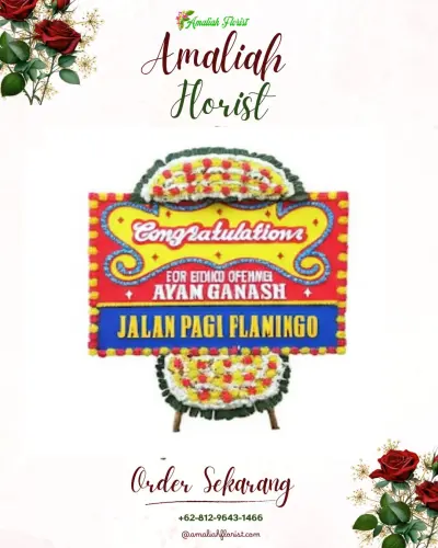 Bunga Papan Congratulation di Tarisi